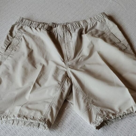 Columbia Cinched Waist & Hem Zippered Pockets Hiking Fishing Beige Sz. XL Shorts - Picture 5 of 12